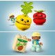 LEGO 10982 DUPLO My First Il Trattore di Frutta e Verdura, Sorpresa Pasqua, Gioco Impilabile per Neonati e Bambini da 1,5 a 3 Anni, Giochi Educativi per l'Apprendimento Precoce